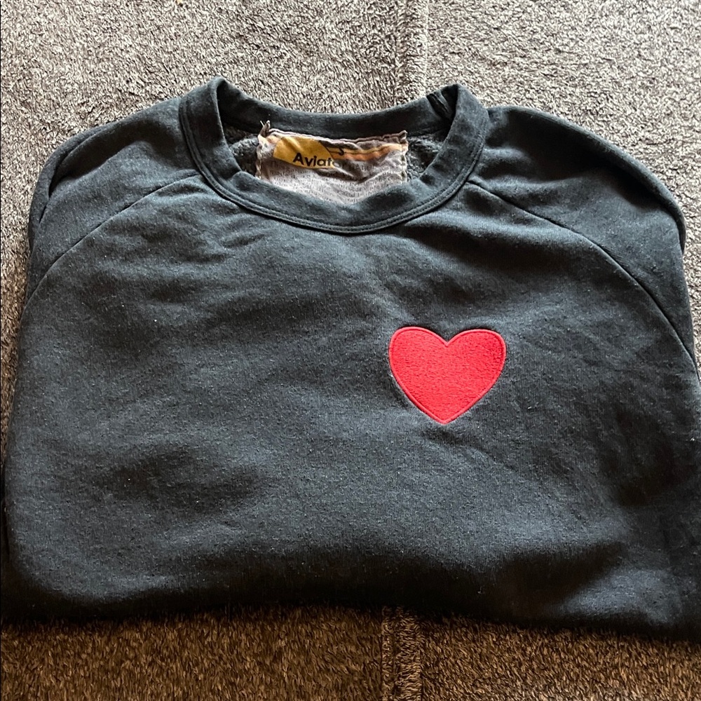 Aviator Nation Black Sweatshirt/joggers